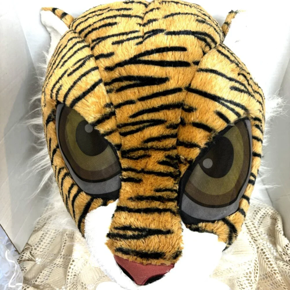 Dan Dee Big Greeter Heads Tiger Plush Mascot Head Adult Halloween